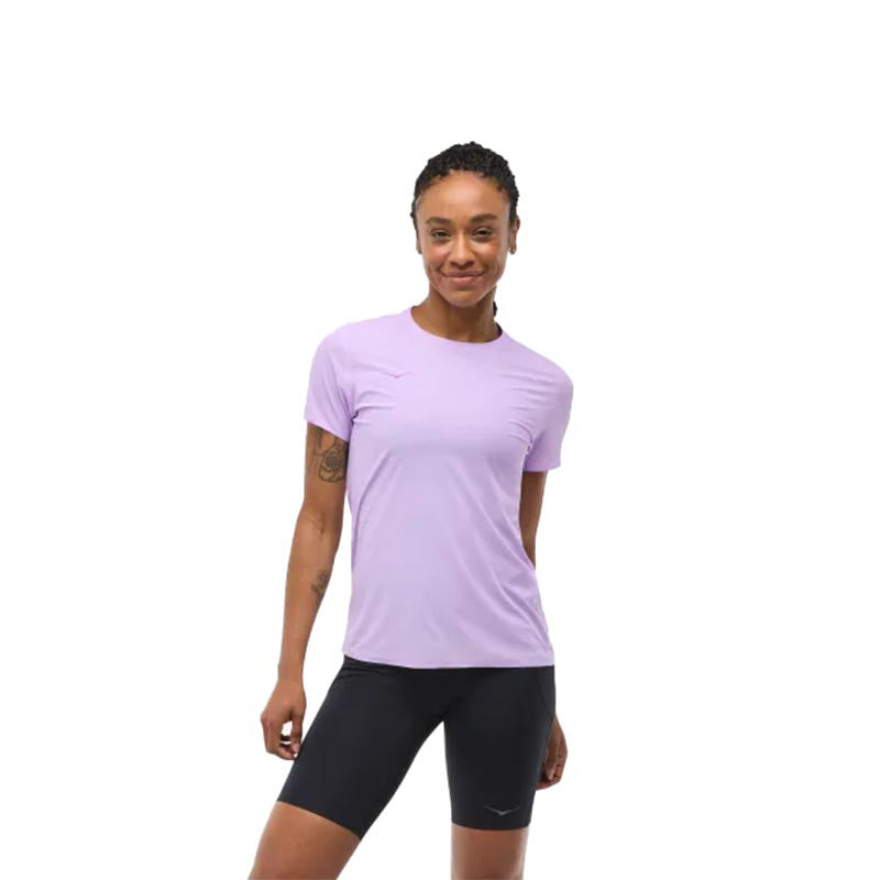 Hoka Women's Airolite Run Short Sleeve XS