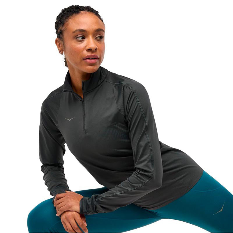 Hoka Women's Glidetech Quarter Zip XS