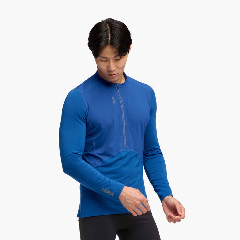 Hoka Men&#39;S Skybreeze Long Sleeve Zip S