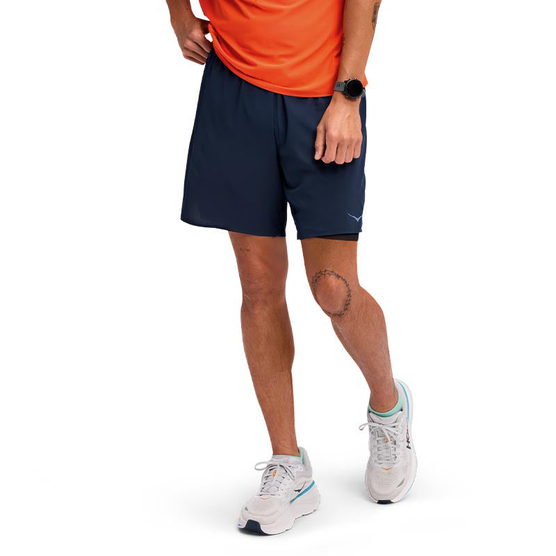 Hoka Men&#39;S Glide 7&#39;&#39; Short 2 In 1 S