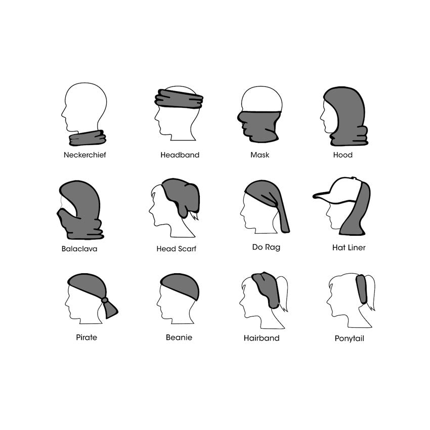 HEADSWEATS Ultra Band Blue Sky Mountains OSFA