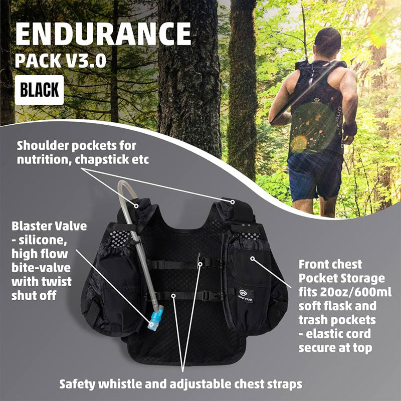 Orange Mud Hydration Vest Packs Endurance Pack V3.0 ONE SIZE