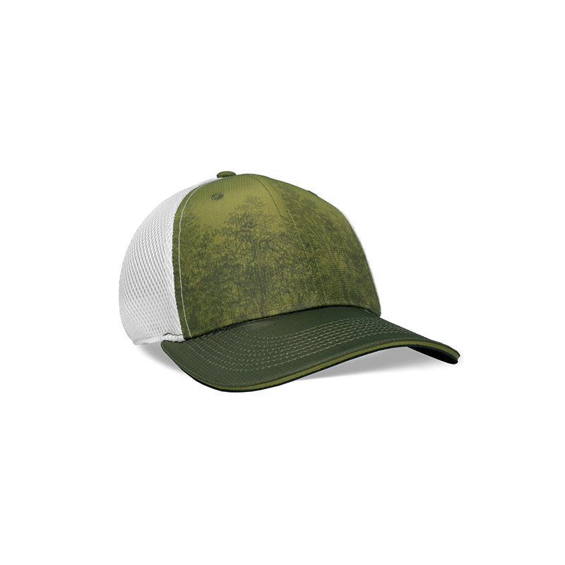 Headsweats Unisex Scenic Olive 6 Panel Trucker Hat OSFA