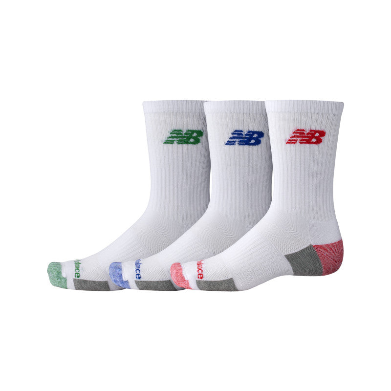 New Balance Unisex Performance Cushioned Crew 3 Pack S