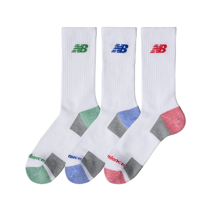 New Balance Unisex Performance Cushioned Crew 3 Pack S