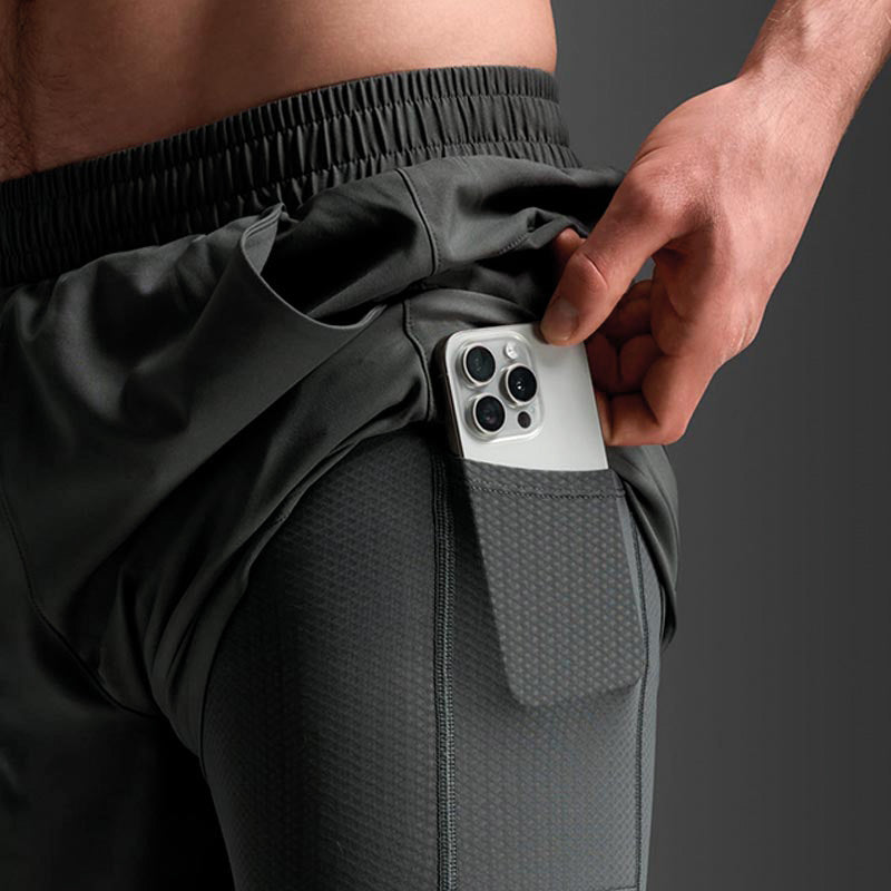 2XU Men's Aero Mesh 2-in-1 5 Inch Shorts S