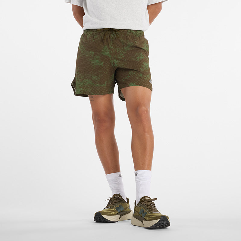 New Balance Men's RC Printed Short 5'' S