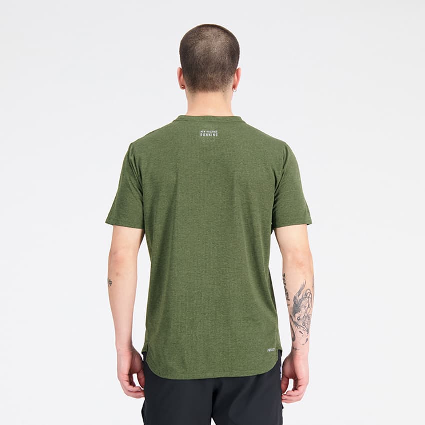 New Balance Men&#39;s Impact Run Short Sleeve L