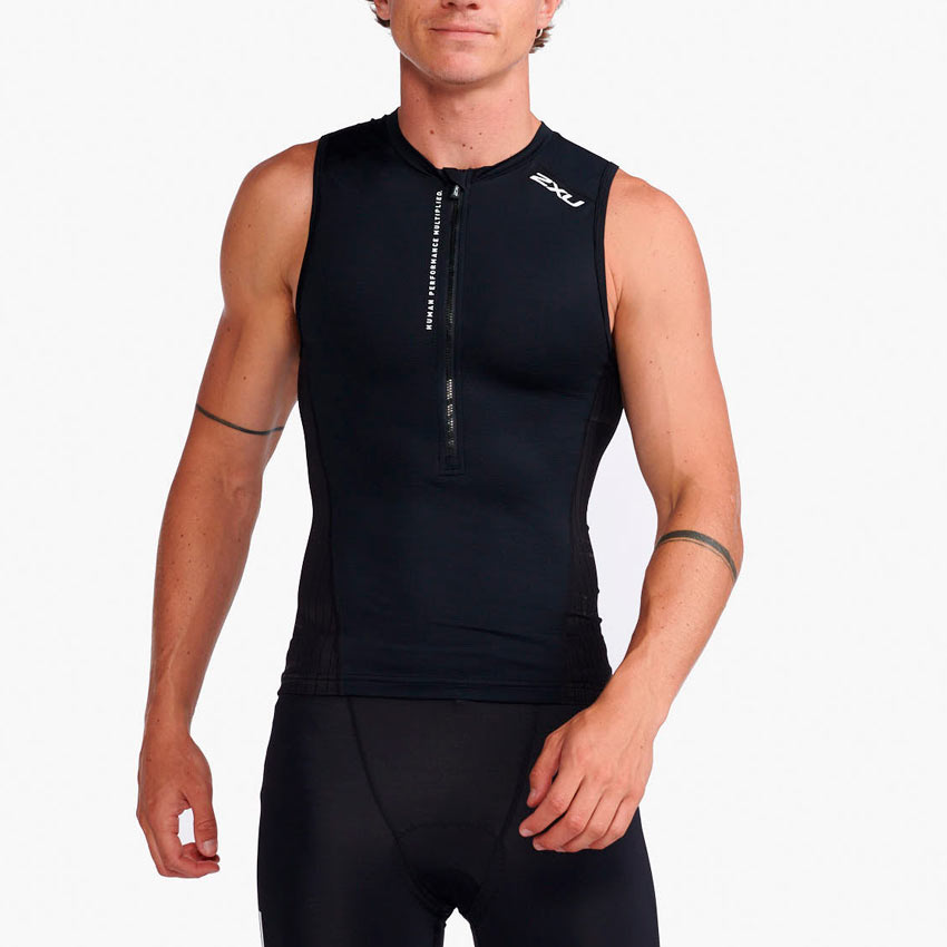 2XU Men's Aero Triathlon Tank S