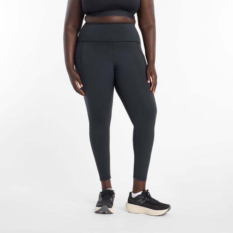 New Balance Women's NB Sleek Pocket High Rise Leggin XS