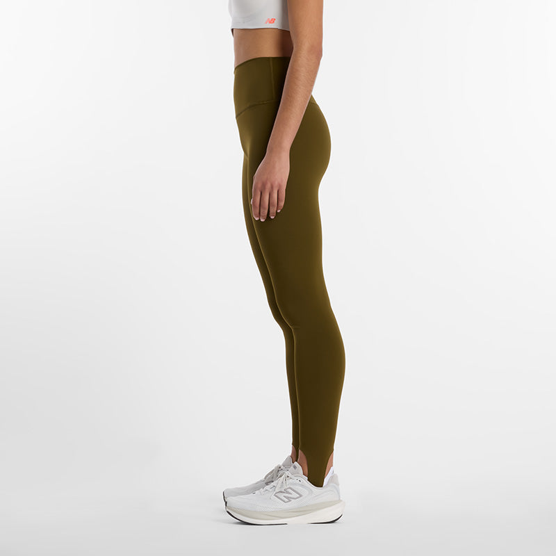 New Balance Women's Sleek High Rise Stirrup Legging XS