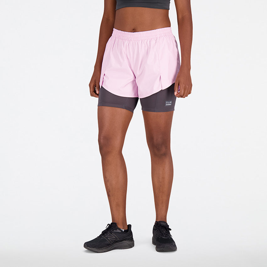 New Balance Women&#39;s Impact Run AT 3 Inch 2-in-1 Shor XS