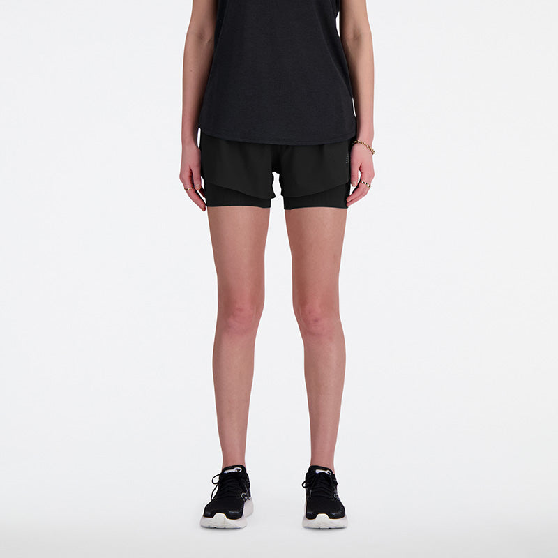 New Balance Women&#39;s RC 2-in-1 Short 3&#39;&#39;