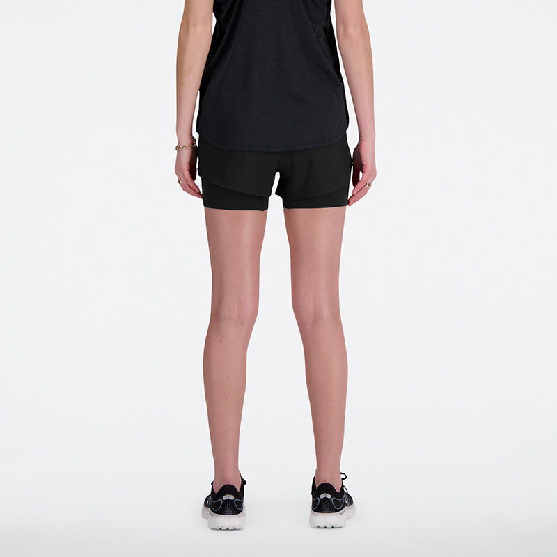 New Balance Women&#39;s RC 2-in-1 Short 3&#39;&#39;