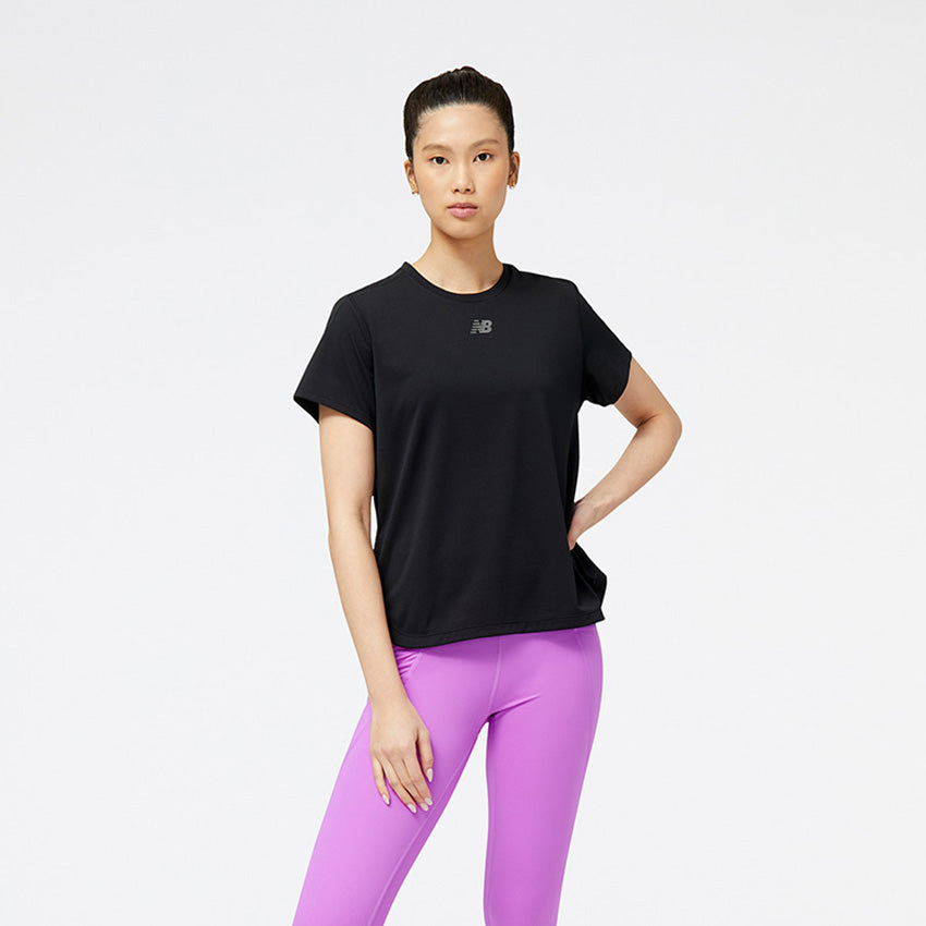 New Balance Women's Impact Run Luminous Short Sleeve XS