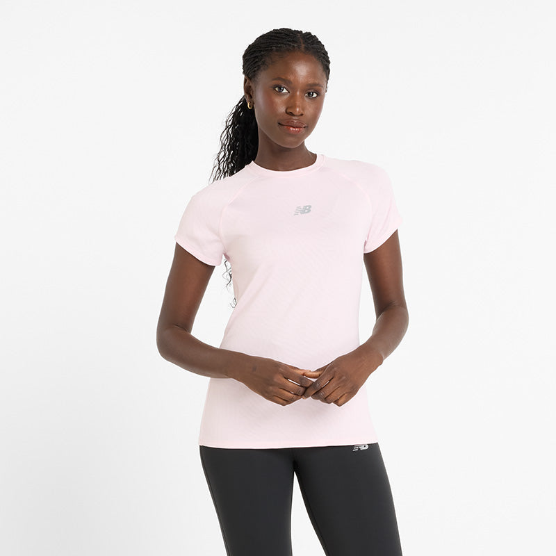 New Balance Women's Jacquard Slim T-Shirt XS